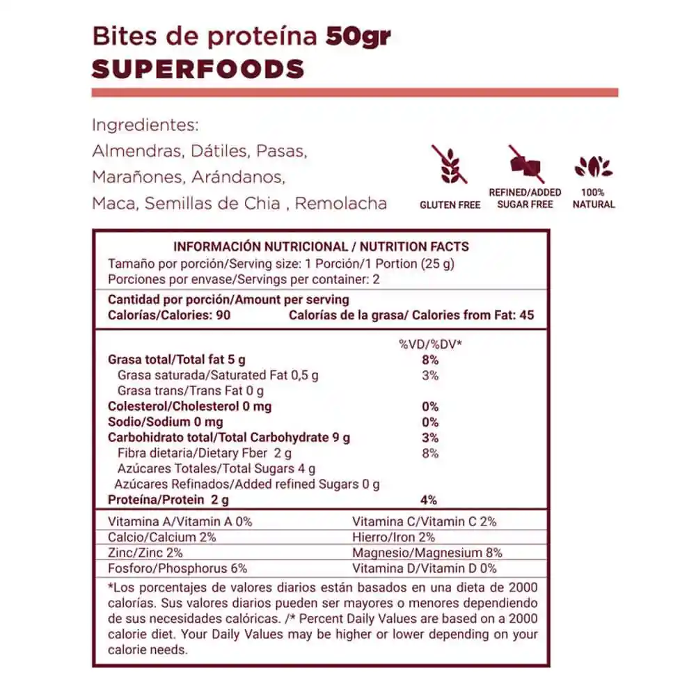 O-Lab Bites Superfoods 50 G