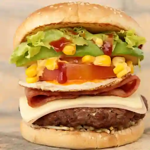 Hamburguesa Especial + Papas