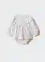 Vestido Austen Offwhite Talla 69 Niños Mango