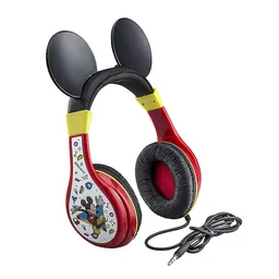 Disney Audífonos Mickey Mouse de Lujo Rojo