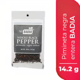 Badia Pimienta Negra Entera