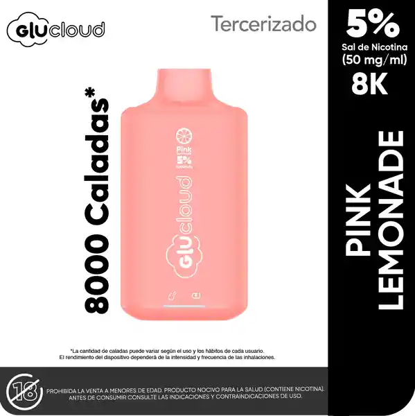 Vapeador Glucloud Pink Lemonade 8K