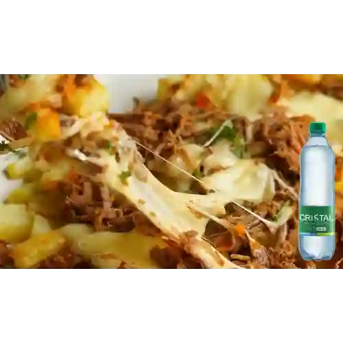Combo Papas Berracas + Agua Cristal con Gas