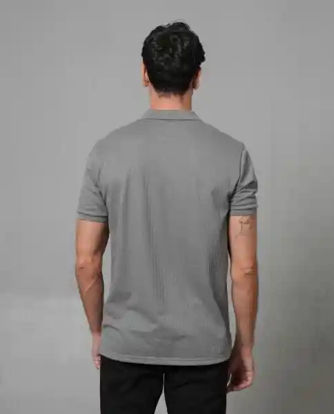 Camiseta Polo Hombre Gris Talla M 199G101_GRI173914 Rifle