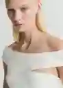 Enterizo Mono Yep Offwhite Talla M Mujer Mango