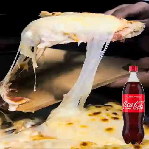 Pizza Estofada Carnes 6 Porciones +Cocacola Org 1.5l
