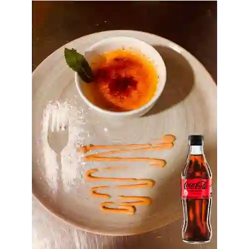 Combo Creme Brulee + Coca Cola Sin Azúcar 300ML