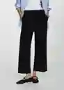 Pantalón Gioia Negro Talla 42 Mujer Mango