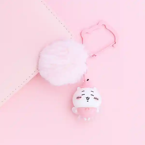 Llavero Serie Chiikawa Elf Light Pendant Rosa Claro Miniso