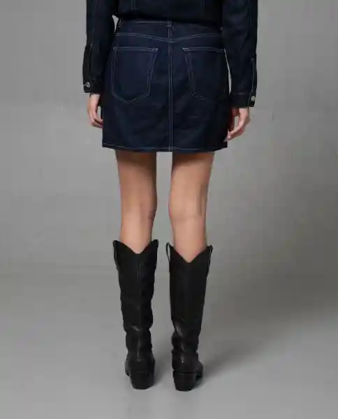 Falda Mujer Azul 6 242G001_AZU193939 Rifle