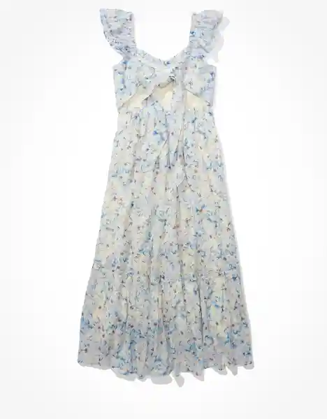 Vestido Mujer Azul Talla SMALL 400382862416 American Eagle