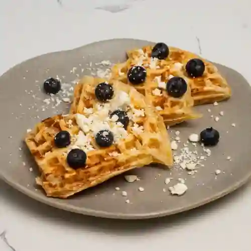 Waffle de Yuca