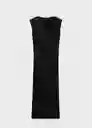 Vestido Edgar Negro Talla M Mujer Mango