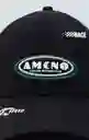 Gorra Unisex Negro Talla M 752G514_NEG190303 Americanino