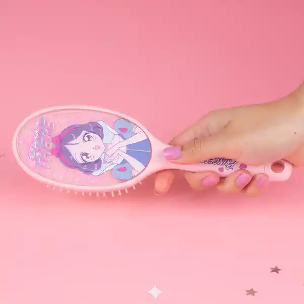 Cepillo Tipo Paleta Serie Disney Manga Princesas Miniso