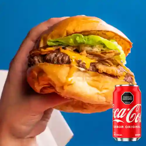Combo lobo + papas + cocacola orig 330ml