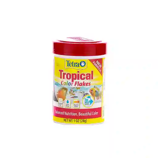 Tetra Alimento Para Peces Color Tropical Flakes 28 g