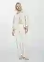 Jean Matilda Offwhite Talla 34 Mujer Mango