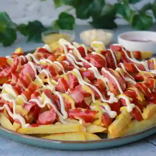 Salchipapa del rancho