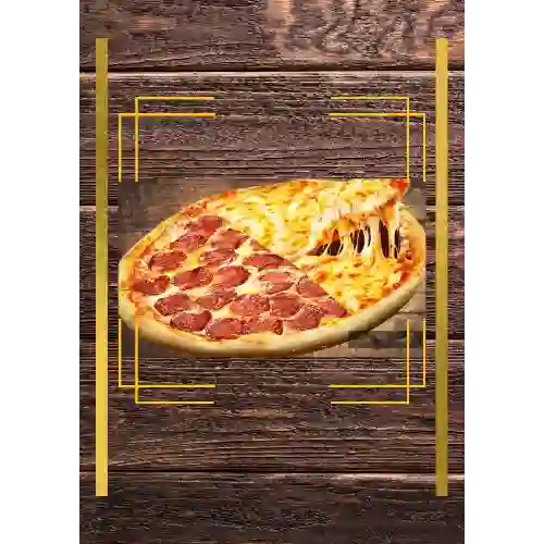 Mcking Pizza Dos Sabores Mediana8 Porcio