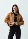 Chaqueta Mujer Camel Talla L Naf Naf
