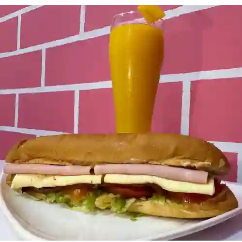 Sándwich Jamón y Queso