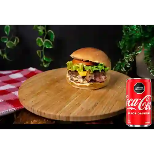 Combo Hamburguesa de la Casa +Cocacola Orig 235 ml