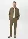 Chaqueta Alicudi Khaki Talla S Hombre Mango