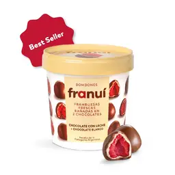 Franuí Frambuesas Banadas En Chocolate Con Leche