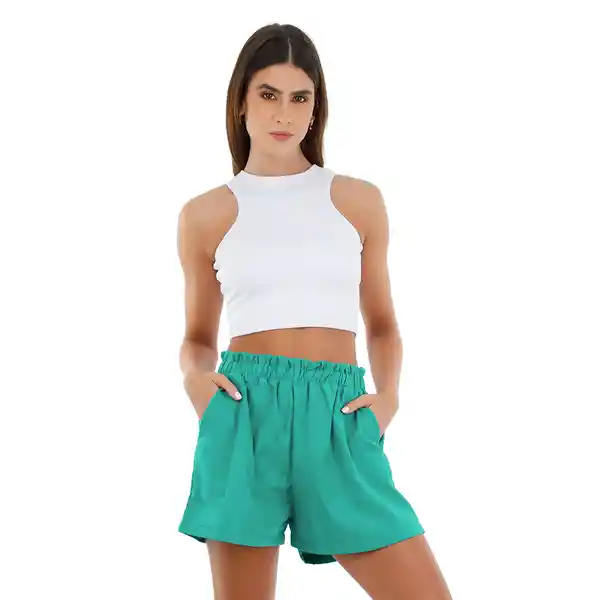 Short Jazmín Verde Talla S