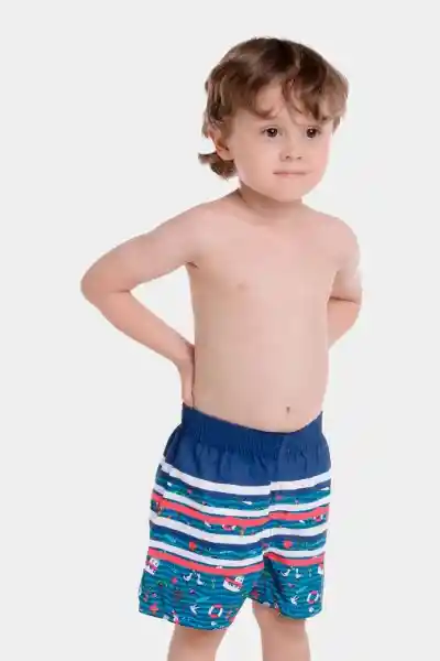 Pantaloneta Harbor Hoppers Bebé Masculino Talla 4 Speedo
