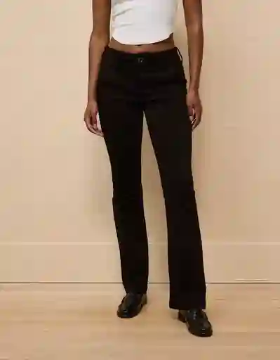Pantalón Mujer Negro Talla: 2 REGULAR 5128001 American Eagle