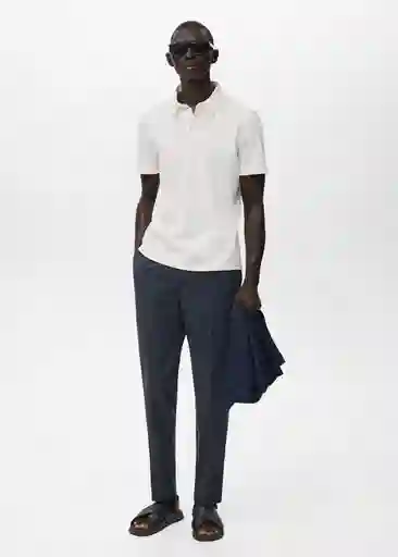 Pantalón Ennio Navy Talla 42 Hombre Mango