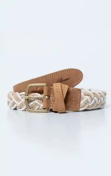 Correa Unisex Beige Talla S 732G001_BEI151216 Americanino