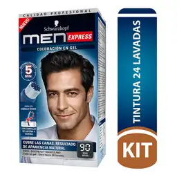 Men Express Tinte Permanente Negro Natural 90