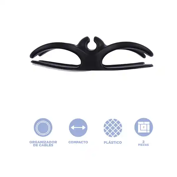 Organizador de Cable Basic Style Negro Miniso
