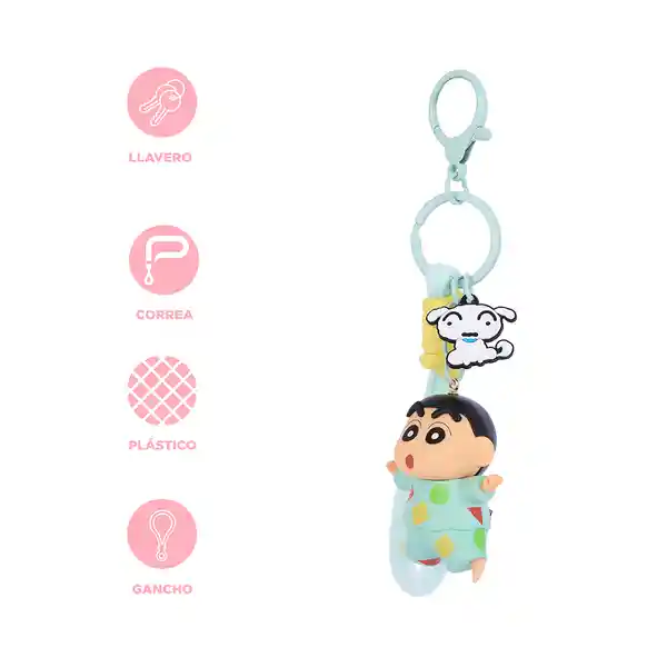 Llavero Shinnosuke Nohara Dressed Casually Shinchan Miniso