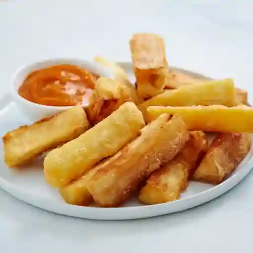Yuca con ahogao