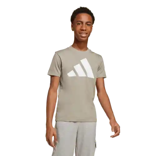Adidas Camiseta Manga Corta Tee 160 de Niño Beige Talla L