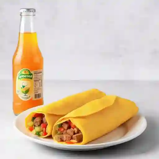 Combo tamal + gaseosa