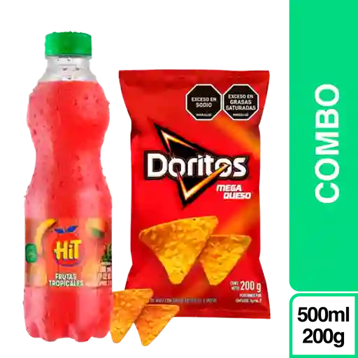 Combo Hit Jugo Frutas Tropicales + Doritos Queso