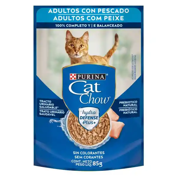 Cat Chow Alimento Húmedo Gatos Adultos Pescado