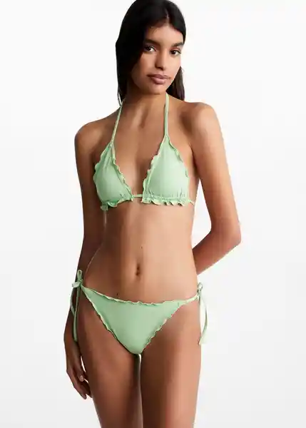 Bikini Glitter Verde Talla 19 Niñas Mango