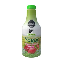 Yogur Entero Fresa Colanta Garrafa x 1750 g