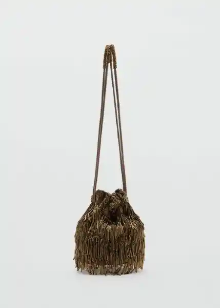 Bolso M Meyes Khaki Talla 99 Mujer Mango