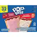 Pop Tarts Pastelillos Para Tostar Con Cobertura de Cereza y Fresa