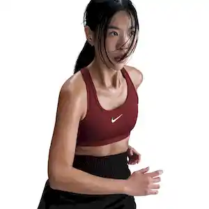Nike Top Para Entrenamiento de Mujer Rojo Talla L