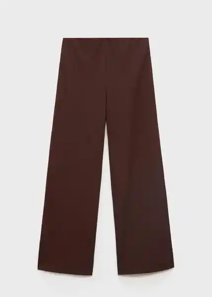 Pantalón Evans Chocolate Talla S Mujer Mango