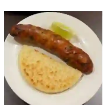 Arepa con Chorizo Santarroseño