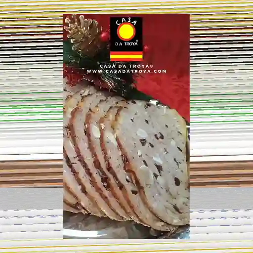 1/2 Libra de pollo relleno troyano